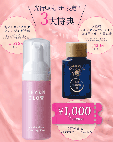 NEWセブンフロー ビューティーフルーツ Vミスト 先行販売限定kit